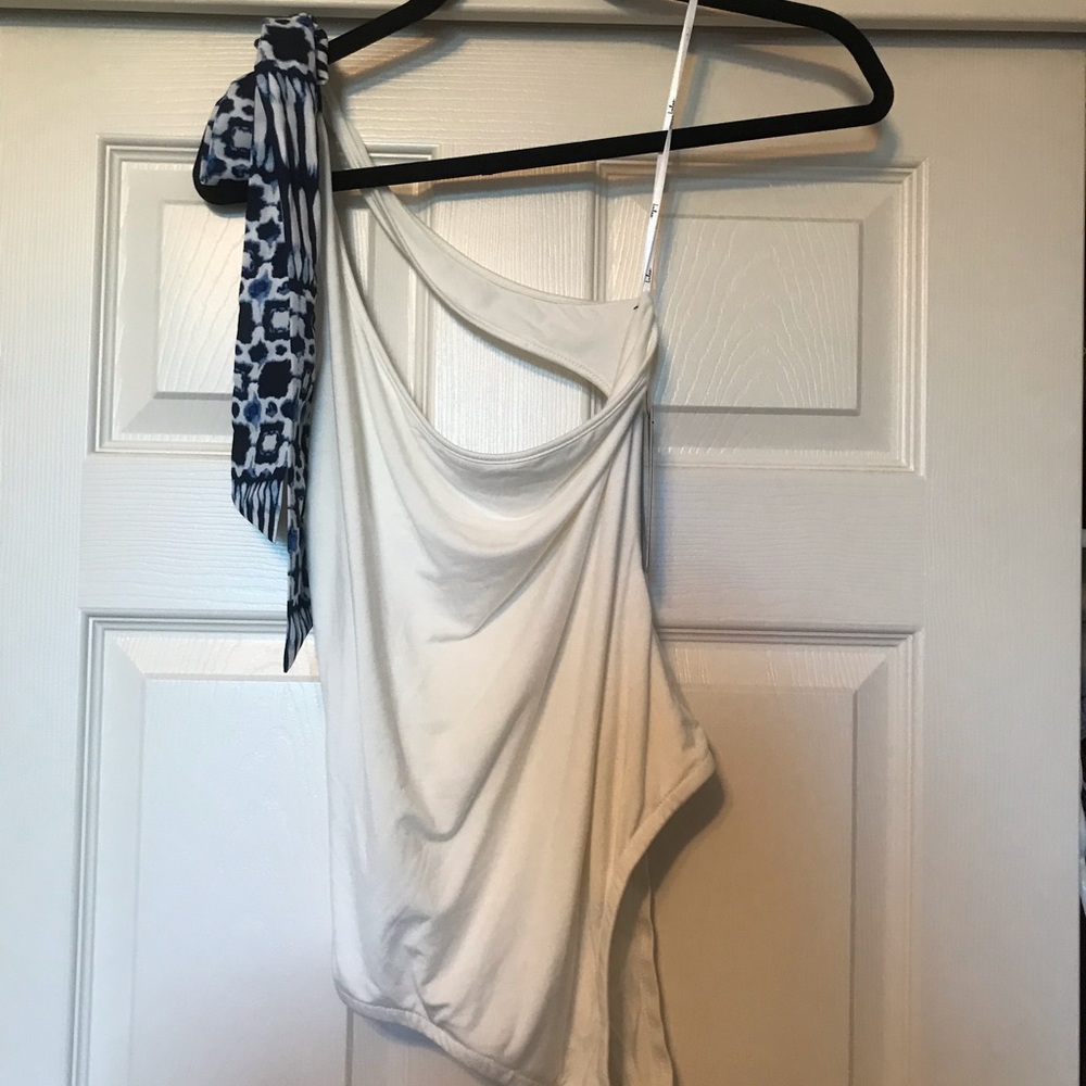 One strap body suit